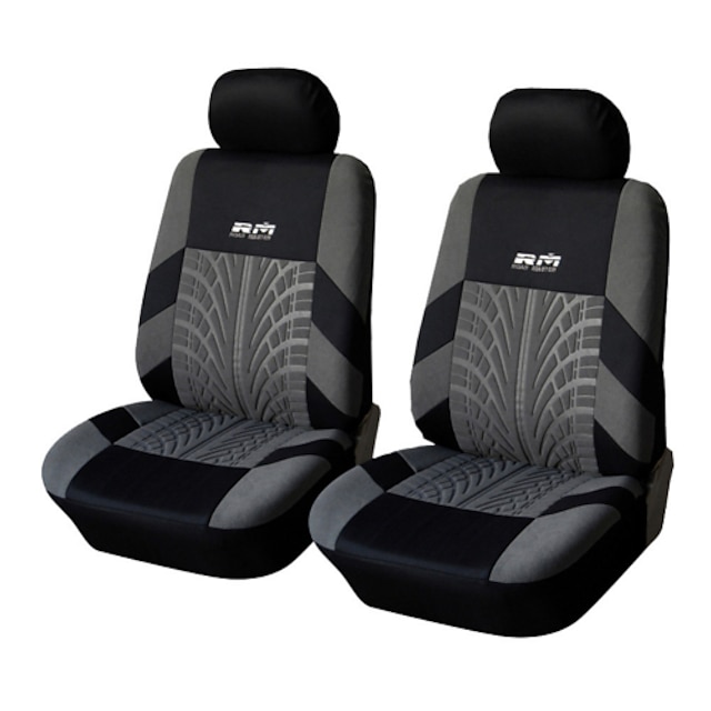  autoyouth negro y gris transpirable cómodo fácil de instalar fundas de asientos de coche fundas de asientos textil común para volkswagen / toyota / suzuki etc.