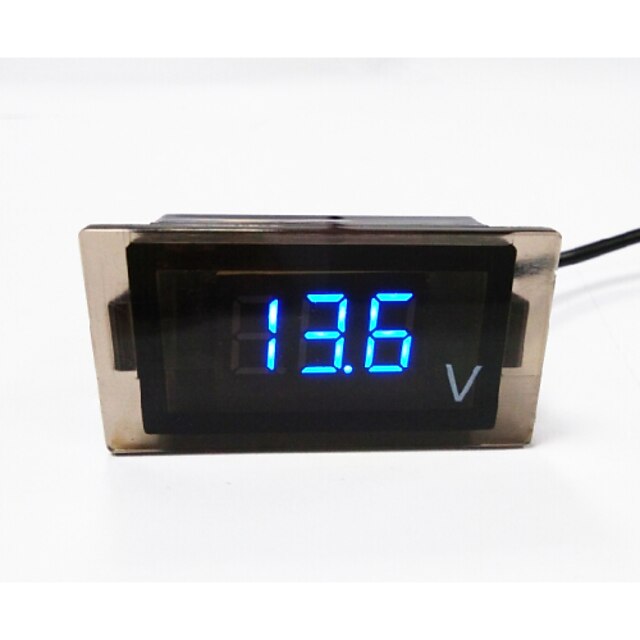  Motorcycle / Car LED Digital Voltmeter