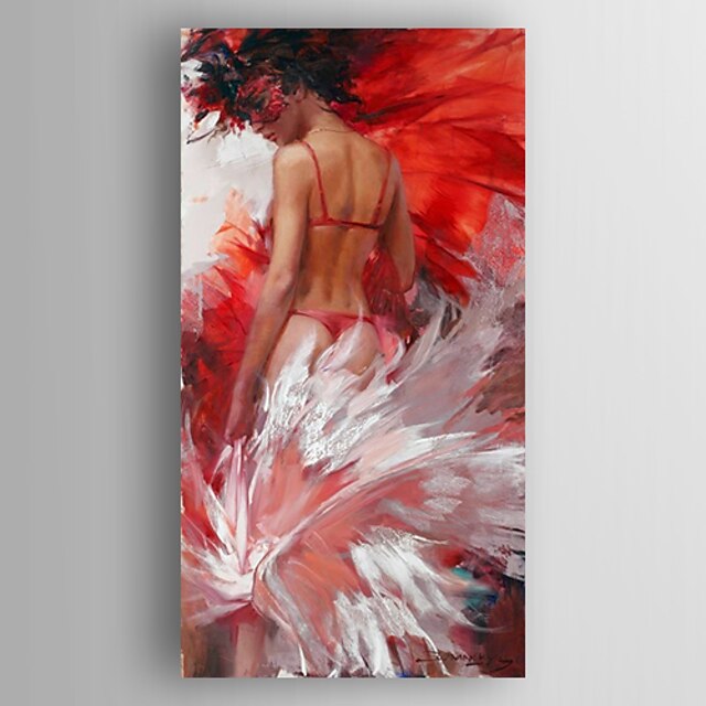  Oil Painting Hand Painted - Nude Modern Stretched Canvas