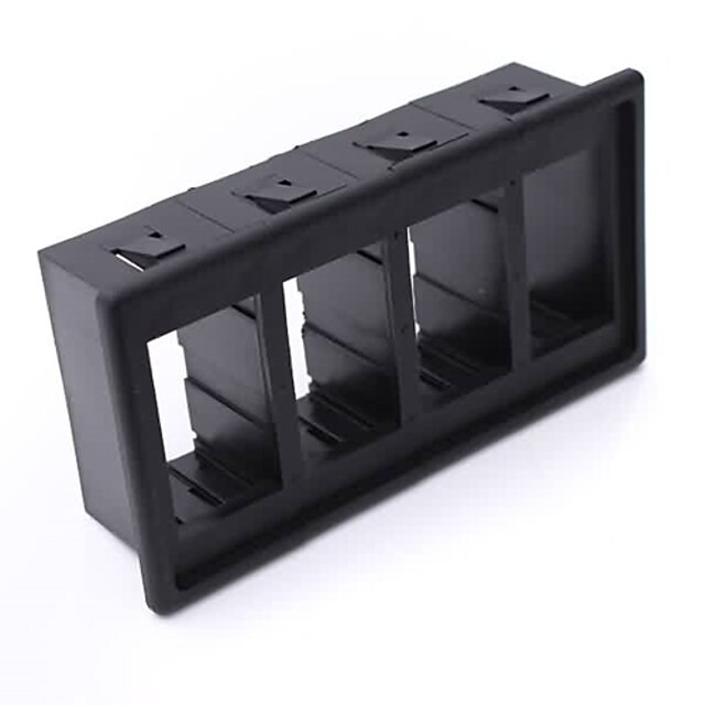  Iztoss 4 Black Plastic Rocker Switch Clip Panel Holder Housing ARB Carling Type