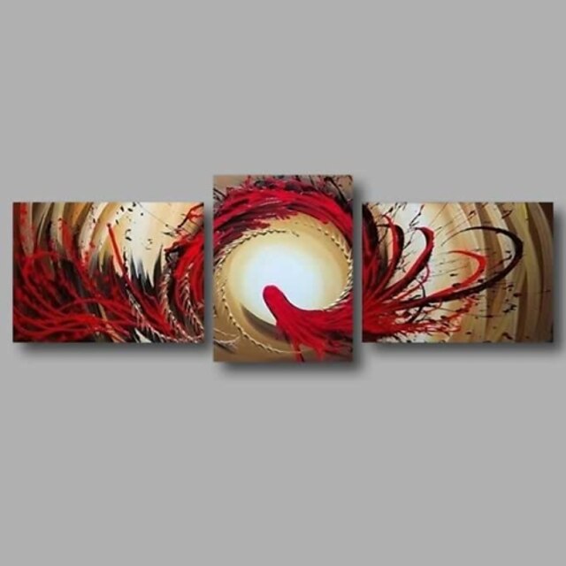  Ready to Hang Hand-Painted Oil Painting Canvas Three Panels 68