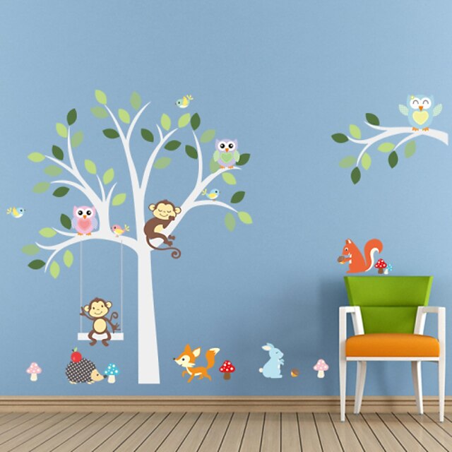  Landschaft Tiere Romantik Mode Formen Feiertage Cartoon Design Fantasie Botanisch Wand-Sticker Flugzeug-Wand Sticker Dekorative Wand