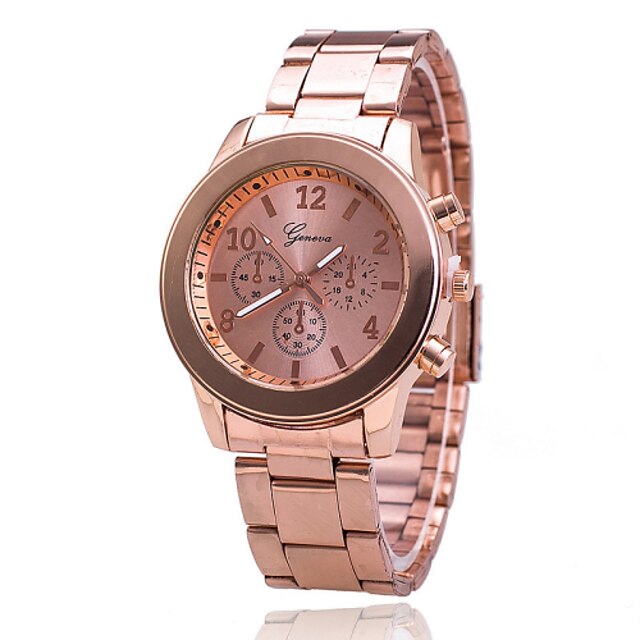  Xu™ Women's Wrist Watch Quartz Stainless Steel Silver / Gold / Rose Gold Casual Watch Analog Charm Fashion Dress Watch - Gold / White Rose Gold Gold