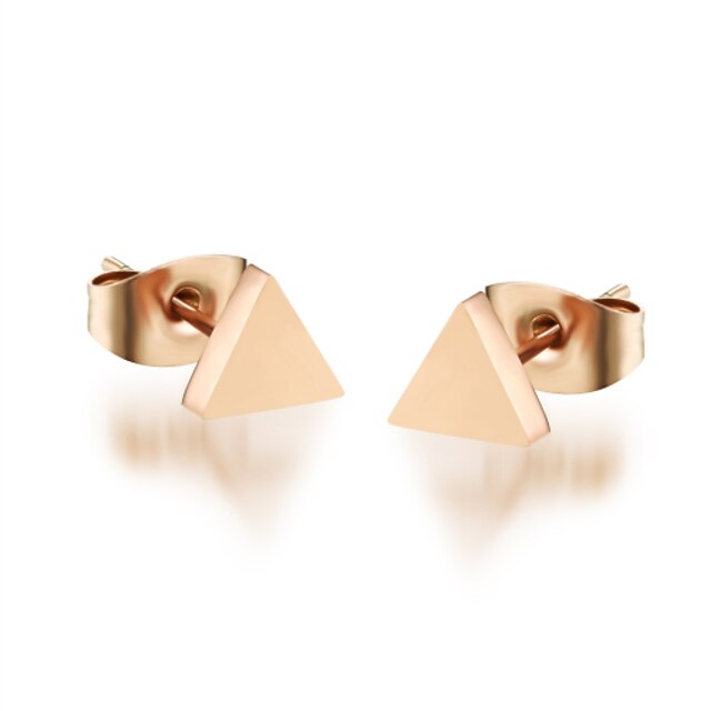  Earring Stud Earrings Jewelry Women / Men Wedding / Party / Daily / Casual / Sports Titanium Steel 1set Gold