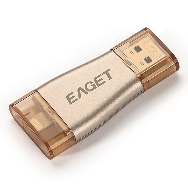  eaget i50 64GB för iphone OTG USB 3.0-minnen 100% kapacitetsutbyggnad för iphone / ipad / ipod, micro penna driva för pc