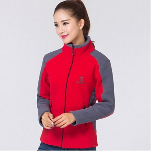  Women Outdoor Sports Collar Fleece Jacket Thickening Jacket Keep Warm  Breathable UV Resistancet Jacke Clothing