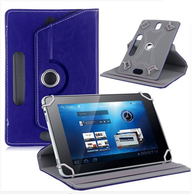  Capinha Para Capa Proteção Completa / Tablet Cases Sólido Rígida PU Leather