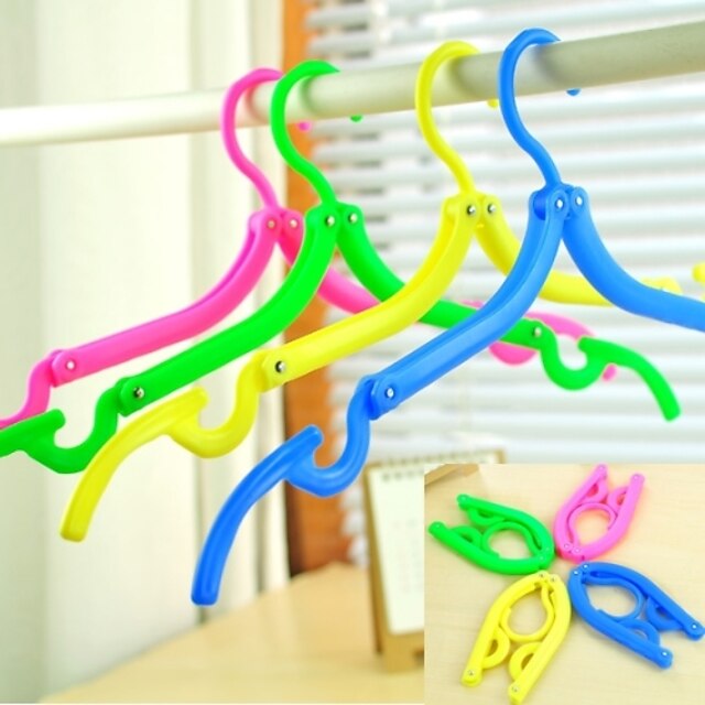  Hangers Foldable Mini Plastic 1 pc - Bathroom Bath Organization