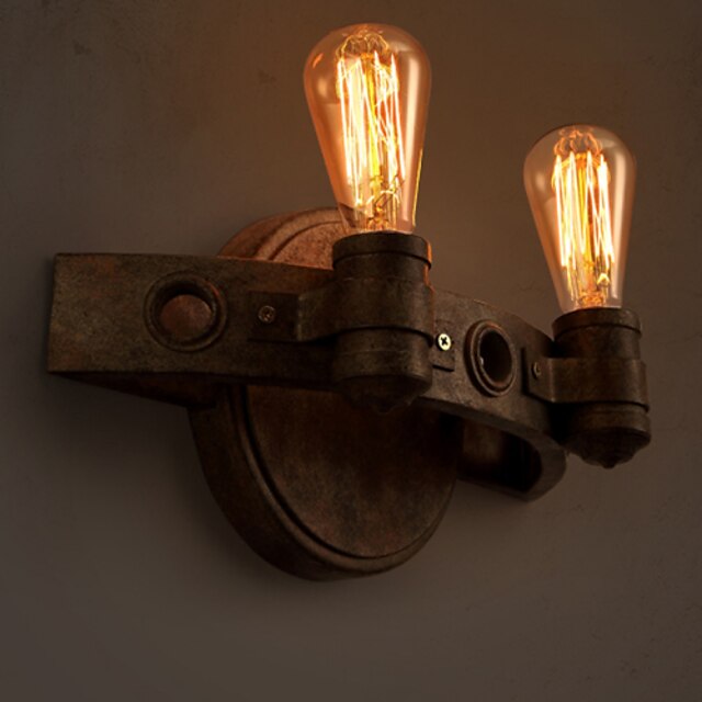  Rustic / Lodge Wall Lamps & Sconces Metal Wall Light 110-120V / 220-240V / E26 / E27