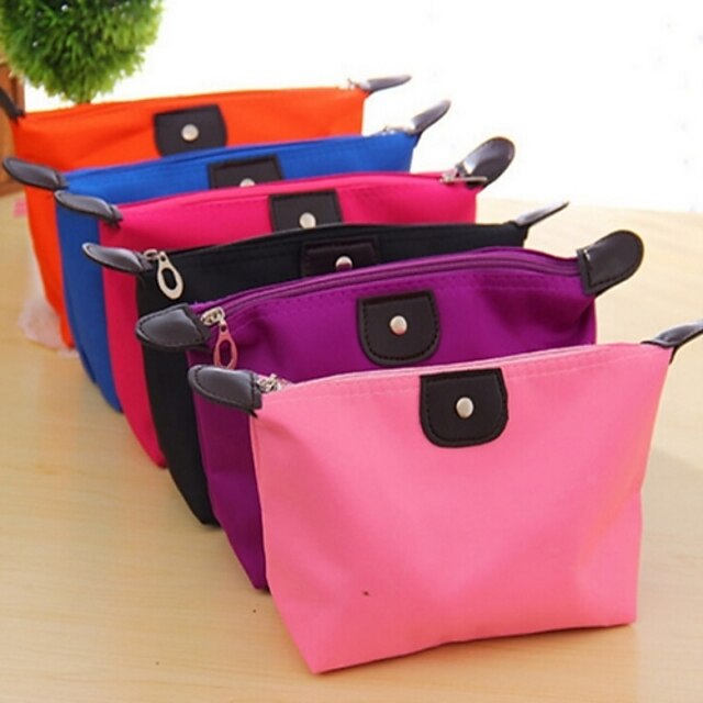  Travel Insert Portable Cosmetic Handbag Organiser Purse  Liner Tidy Makeup Travel Toiletries Bag(Random Colors)