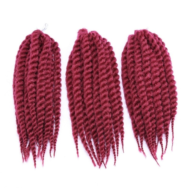  Спиральные плетенки Косые оплетки Коробка косичек 100% волосы канекалона Волосы для кос 12 корней / пакет