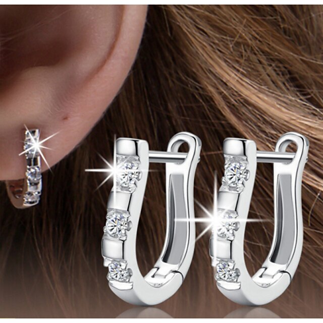  O clipe de orelha de prata high-end s925 elegante estilo feminino clássico