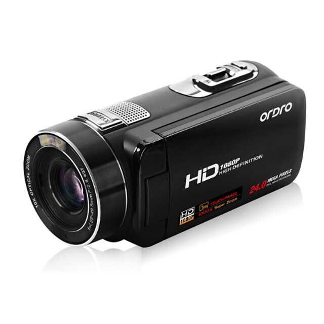  ordro® HDV-Z80 1080p cyfrowa kamera wideo / 120x zoom cyfrowy&10x zoom optyczny / 3 