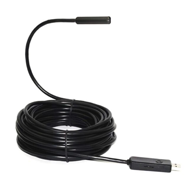  usb endoscop borescope șarpe mini 10mm lentilă 4 condus ip67 impermeabil camera de inspecție borescope 2m