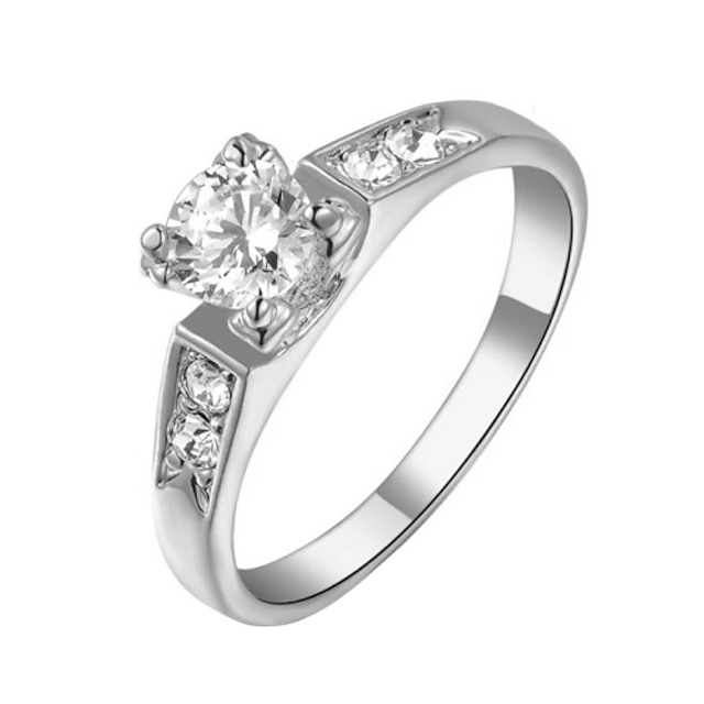  Crystal Golden / Silver Imitation Diamond Ladies / Classic / Birthstones Wedding / Masquerade / Engagement Party Costume Jewelry
