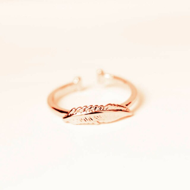  Hot Sales Women's Rose Gold Plated Open Ring