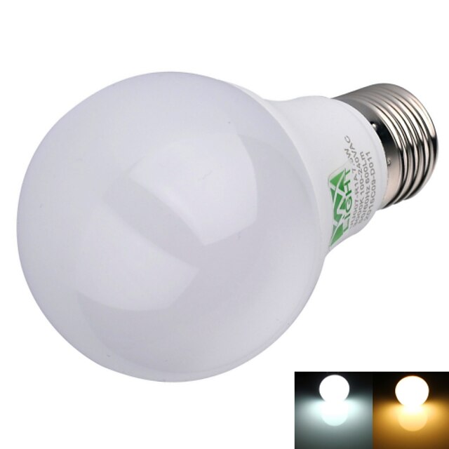  YWXLIGHT® LED Globe Bulbs 600 lm E26 / E27 A60(A19) 16 LED Beads SMD 2835 Decorative Warm White Cold White 100-240 V / 1 pc / RoHS