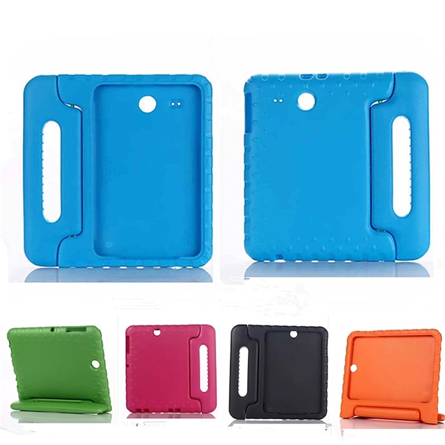  Case For Samsung Galaxy Tab E 9.6 Shockproof / with Stand / Child Safe Full Body Cases Solid Colored Silicone