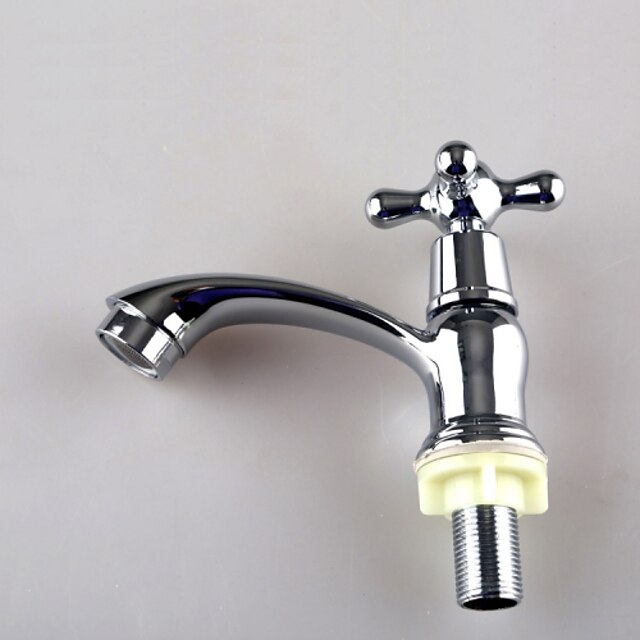  Waschbecken Wasserhahn - Wasserfall Chrom Mittellage Einhand Ein LochBath Taps