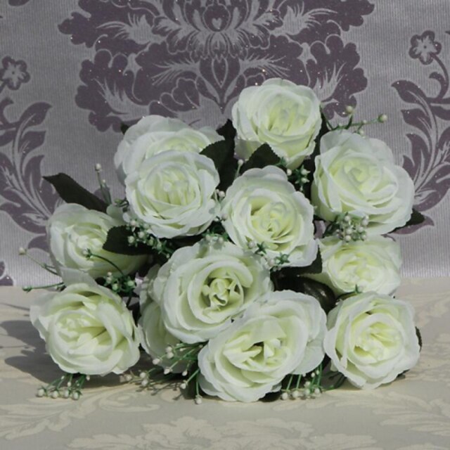  Poliészter Esküvői virágok Csokor Asztali virág Csokor 1