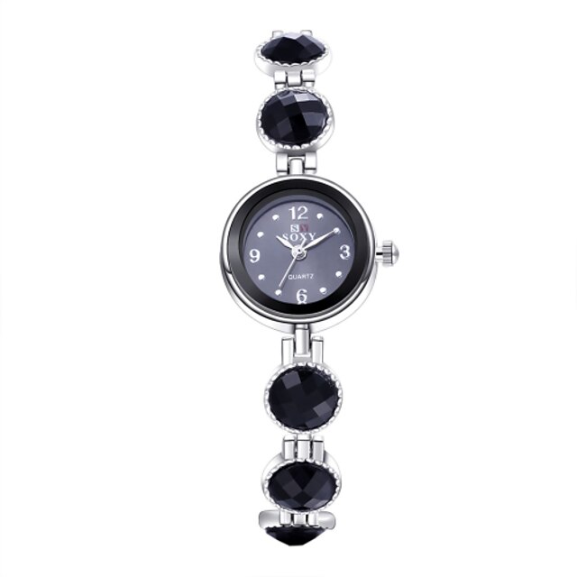  Women's Fashion Watch Bracelet Watch Quartz Leather Band Charm Elegant Black White Strap Watch