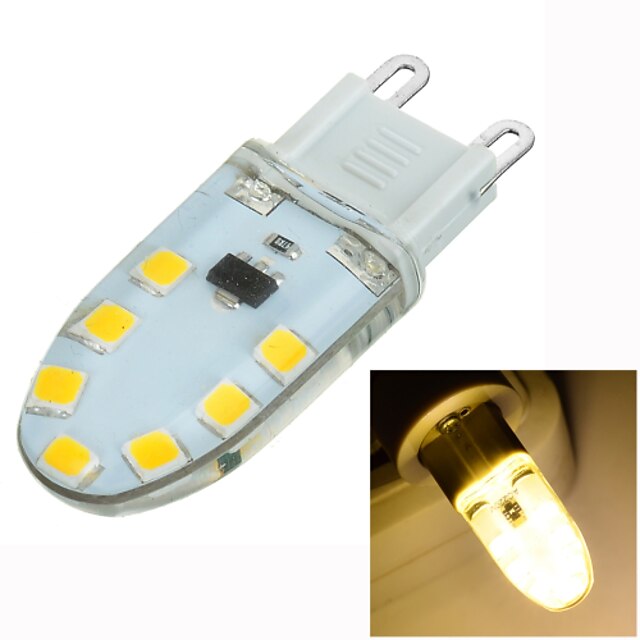  200-300 lm G9 LED-lamper med G-sokkel Innfelt retropassform 14 LED perler SMD 2835 Mulighet for demping / Dekorativ Varm hvit 220-240 V / 1 stk. / RoHs