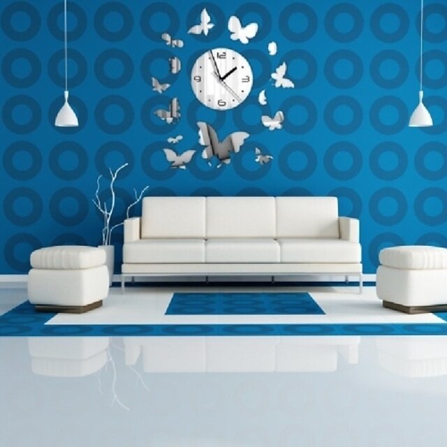  Casual Office/Business Modern/Contemporary Plastic Round Indoor,AA Wall Clock