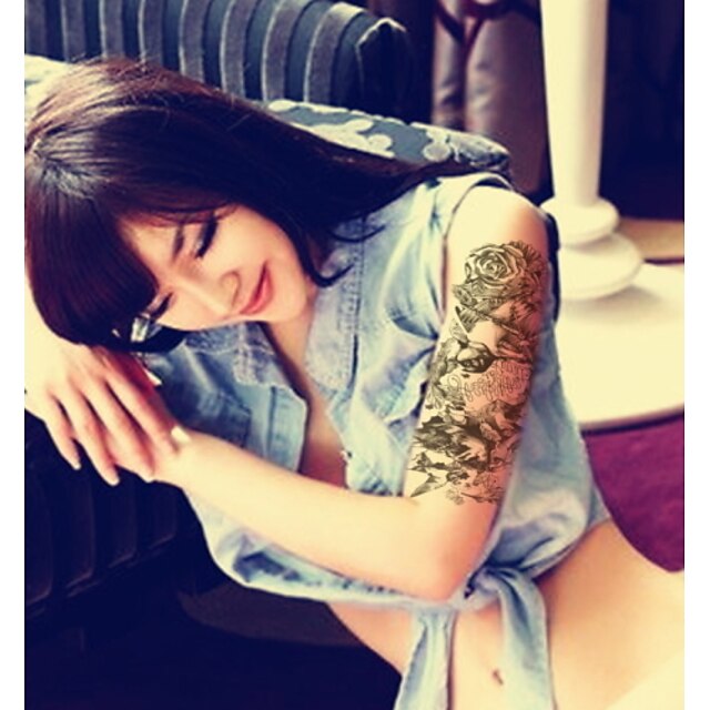 Halloween Temporary Face Tattoos 2022 1 Pcs Non Toxic Pattern Halloween Temporary Tattoos Totem Series Animal Series Flower Series Non Toxic Glitter Shine Halloween Body Arts Face Body Hand Tribal Lower Back 4844434 2022 3 29