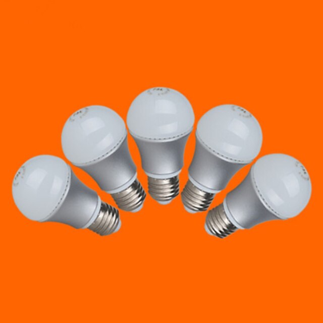  5 pcs FSL® E26/E27 5W 10 SMD 3528 350 LM Warm White/Cool White G Globe Bulbs AC 220-240 V