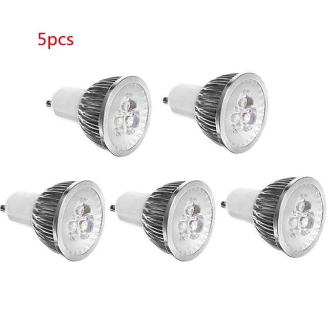  5pcs 3 W Focos LED 250 lm E14 GU10 GU5.3 3 Cuentas LED LED de Alta Potencia Decorativa Blanco Cálido Blanco Fresco 85-265 V / Cañas