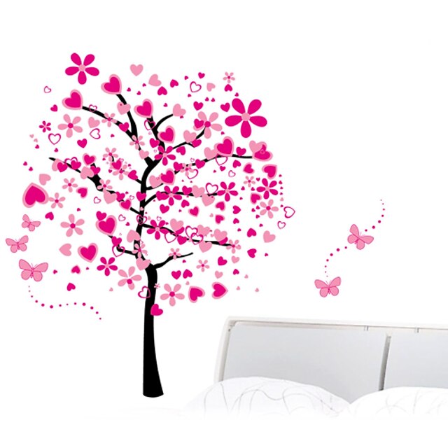  Peach Blossom Large Flower Tree Wall Decal Removable Stickers Decor Kids Nursery
