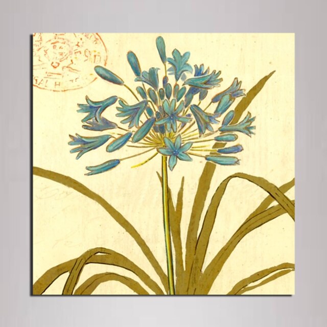  Mini Size Flowers Canvas Print One Panel Ready to Hang