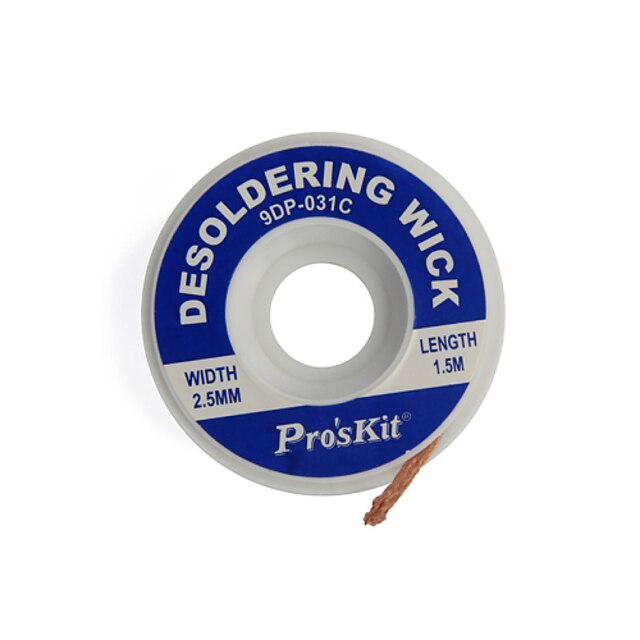  Pro′sKit  9DP-031C Desoldering wick(2.5mm) Length(1.5M)