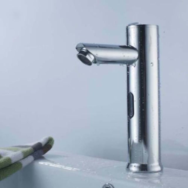  Baderom Sink Tappekran - Touch / ikke-touch Krom Centersat Handsfree Et Hull