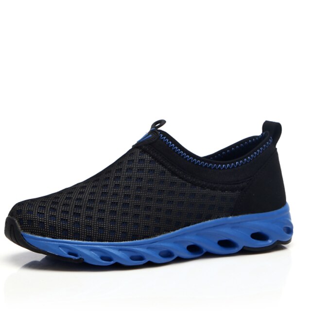  גברים נעליים טול בד אביב קיץ סתיו חורף נעלי ספורט הליכה עבור אתלטי קזו'אל שחור אפור כחול