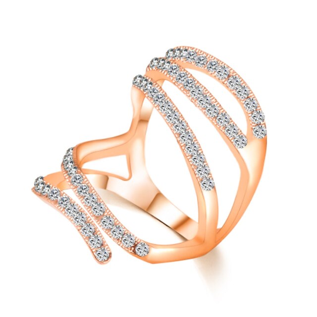  import zircon cristal simplu de bijuterii feminin creativ inel stil elegant
