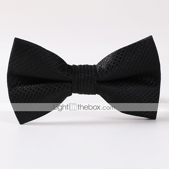  ربطة عنق للحفلات/السهرة للرجال باللون الأسود الإبداعي 2024