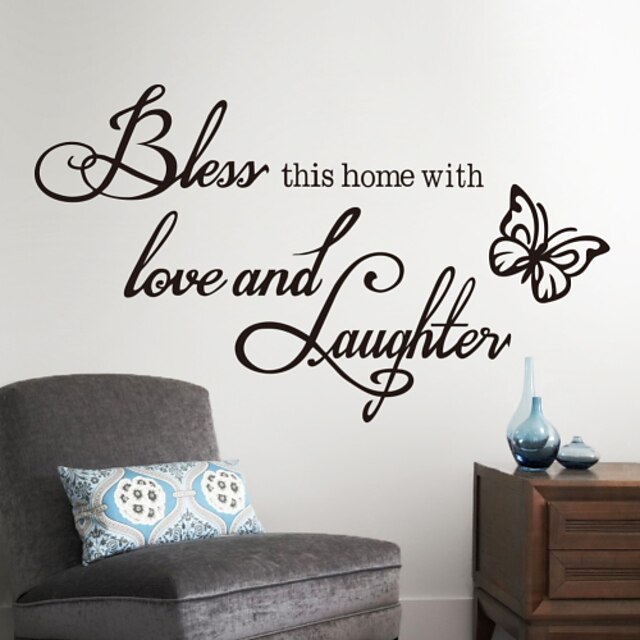  Wall Decal Decorative Wall Stickers - Words & Quotes Wall Stickers Landscape Romance Fashion Shapes Holiday Words & Quotes Cartoon Fantasy