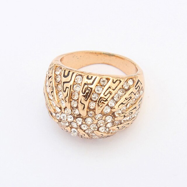  Women's Band Ring Alloy Party Daily Jewelry / Rhinestone