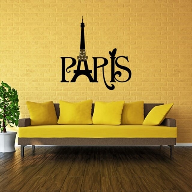  New Stylish Paris Tower Pvc Removable Room Decal Art Wall Sticker Home Decor