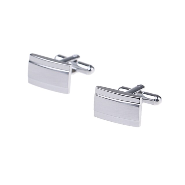  Silver Cufflinks Alloy Vintage / Party / Work / Casual Costume Jewelry For