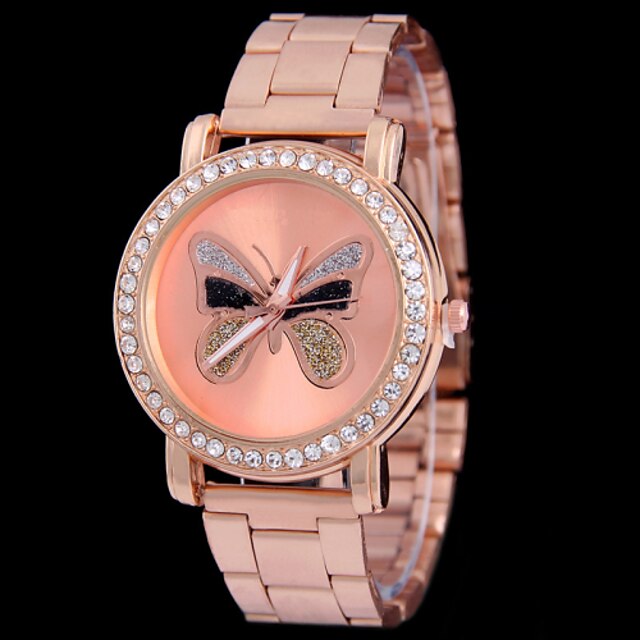  Women's  Fashion  Simplicity Butterfly Scriptures Quartz  Alloy Lady Watch Cool Watches Unique Watches