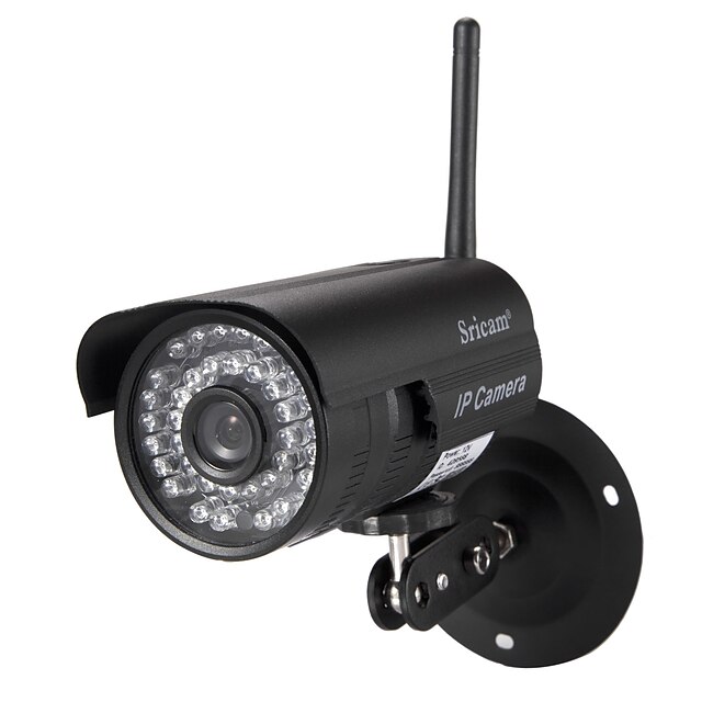  sricam® 1.0mp telecamera IP impermeabile giorno notte wireless sensore cmos da 1/4 pollici a colori