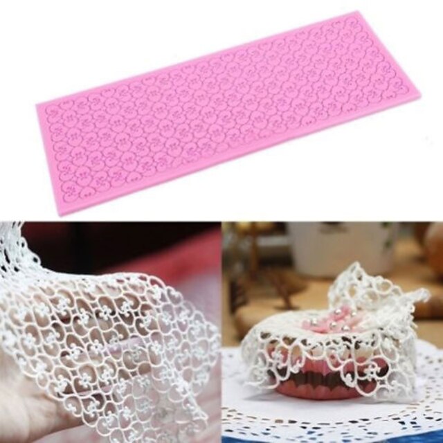 silikonové krajky rohože forma dort forma cukr řemeslo fondant mat dort zdobení pečící nástroj