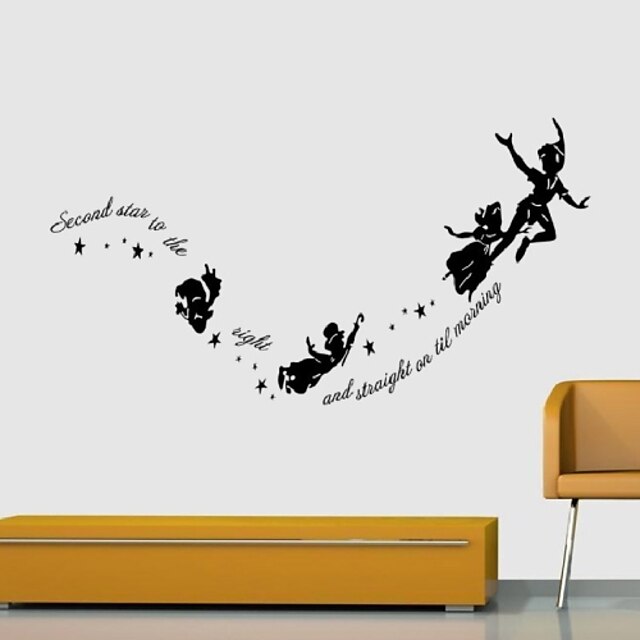  People Animals Still Life Romance Fashion Shapes Fantasy Leisure Cartoon Holiday Vintage Wall Stickers 3D Wall Stickers Decorative Wall