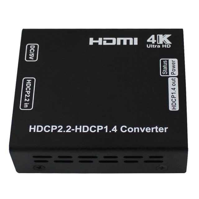  HDMI Converter for HDCP Converter HDCP 2.2 to HDCP 1.4 Convert Vision for HDMI 4K Resolution Decrease Version 
