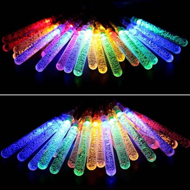  King Ro 40LED Battery Operated Water Bubble Stick String Lights For Homes, Wedding, Christmas Party, Waterproof