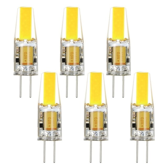  250 lm G4 Ampoules Maïs LED T 1 diodes électroluminescentes COB Décorative Blanc Chaud Blanc Froid AC 12V DC 12V