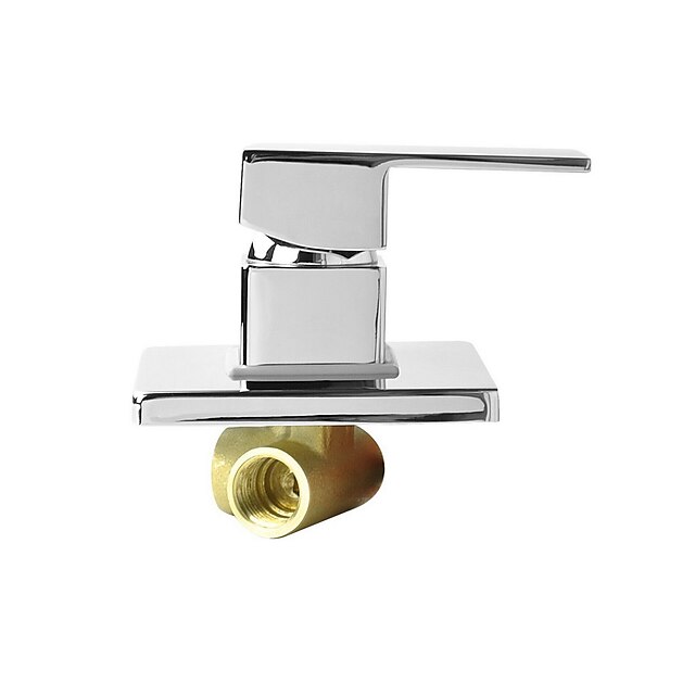  Faucet accessory - Superior Quality - Contemporary Brass Hot and Cold Mix Water Valve - Finish - Chrome
