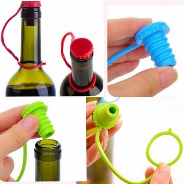  Utensílios de Bar e Vinho Silicone,Vinho Acessórios